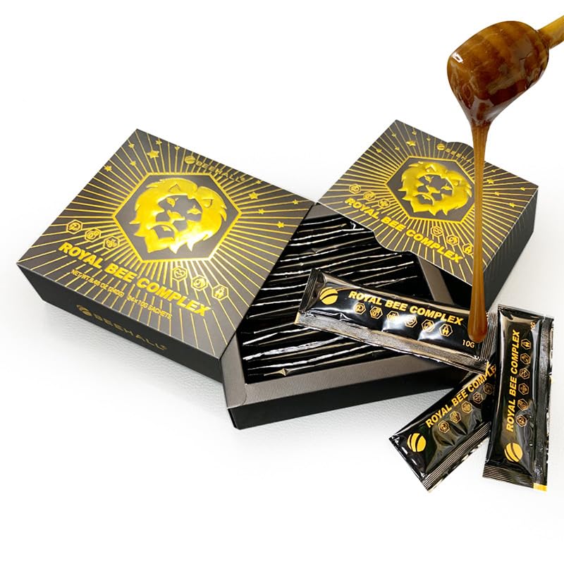 ROYAL BEE COMPLEX HONEY CON PAPPA REALE GINSENG E MACA 24 bustine da 10g (1 scatola))