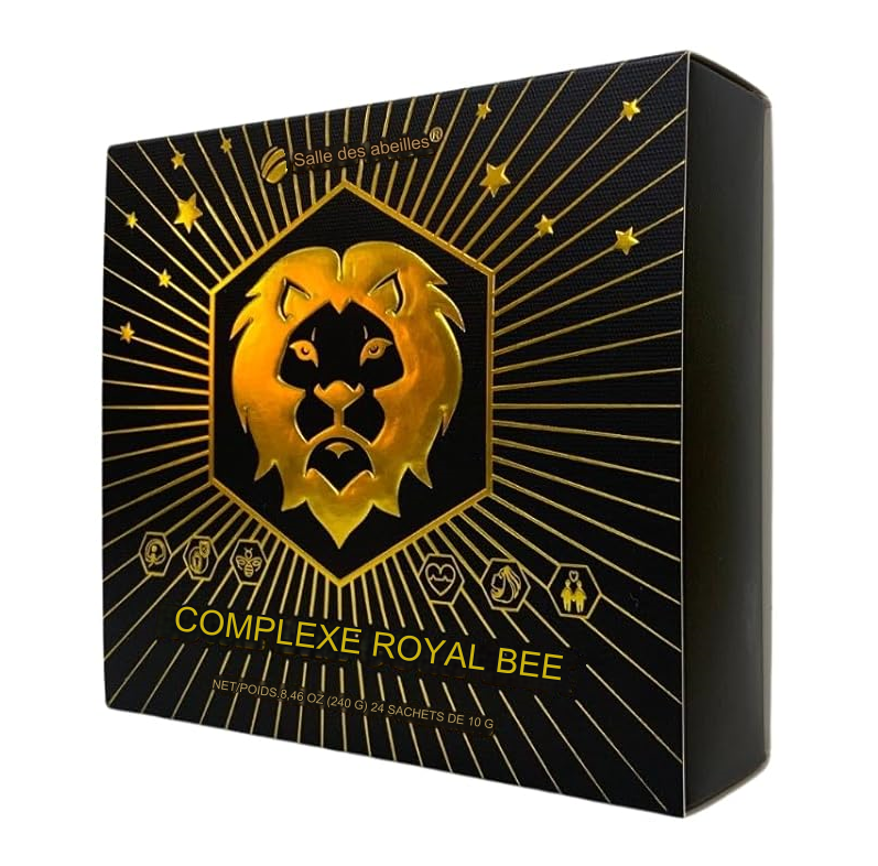 ROYAL BEE COMPLEX HONEY CON PAPPA REALE GINSENG E MACA 24 bustine da 10g (1 scatola))