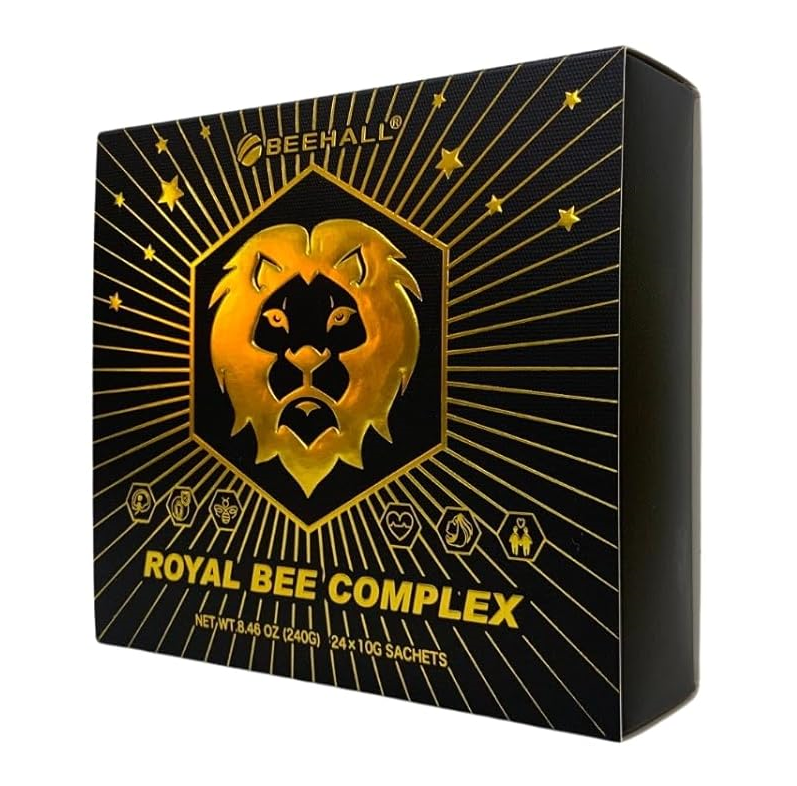 ROYAL BEE COMPLEX HONEY CON PAPPA REALE GINSENG E MACA 24 bustine da 10g (1 scatola))