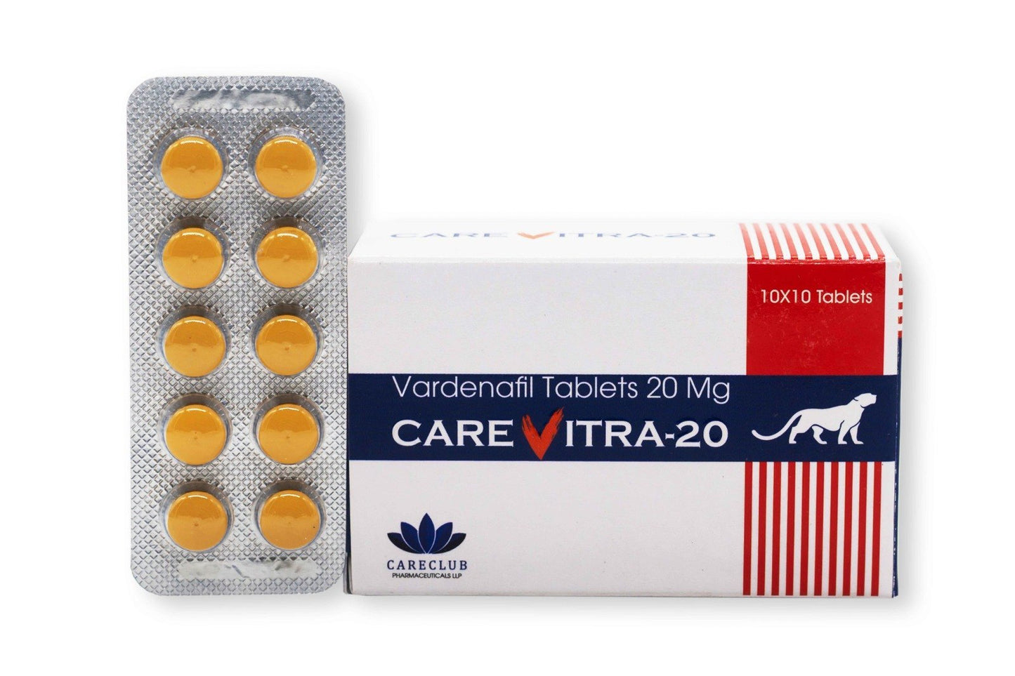 Carevitra 20mg (Vardenafil) generico equivalente dello Levitra 1 blister 10 pillole (scadenza 09/2026)