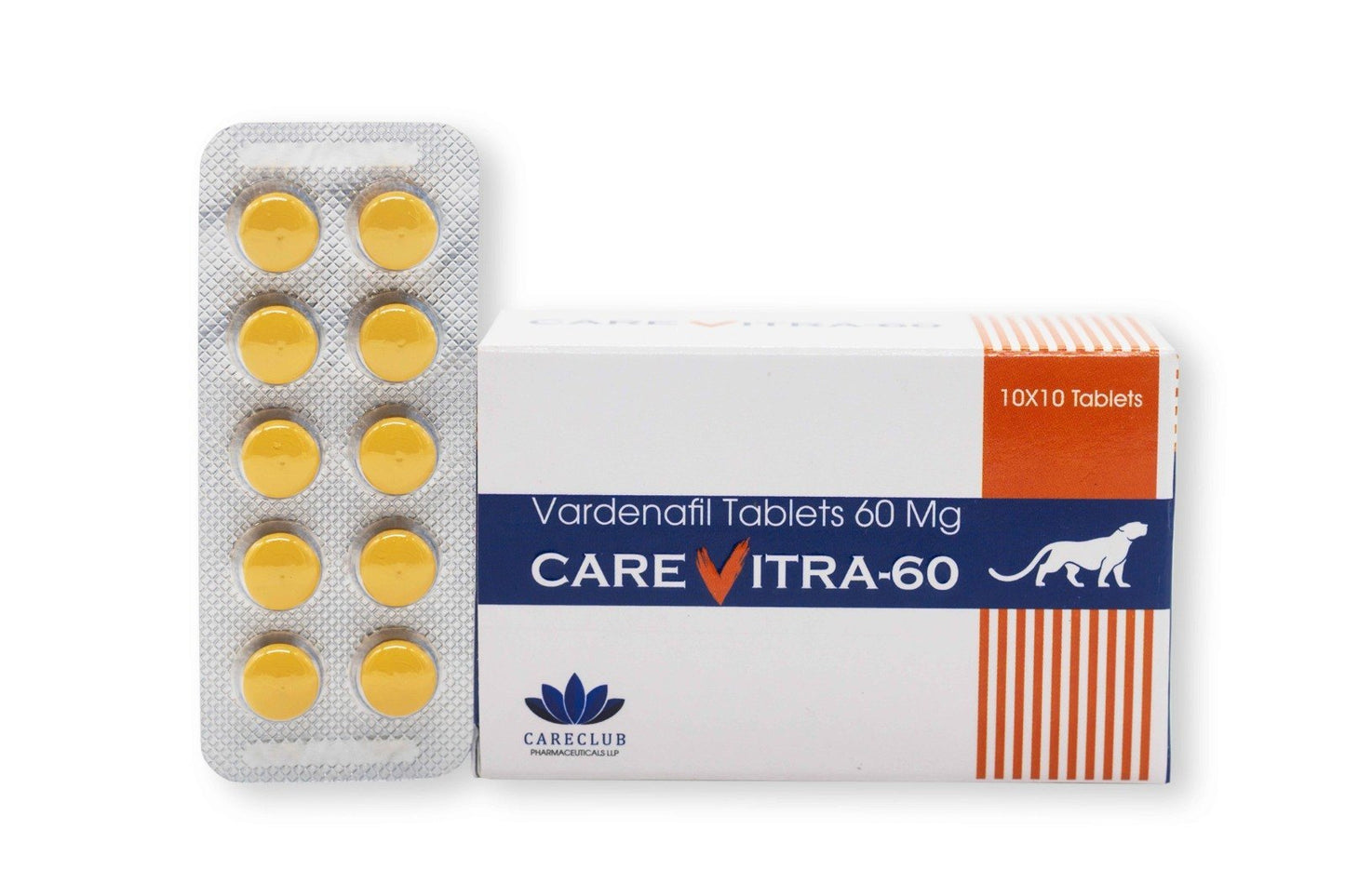Carevitra 60mg (Vardenafil) generico equivalente dello Levitra 1 blister 10 pillole (scadenza 09/2027)