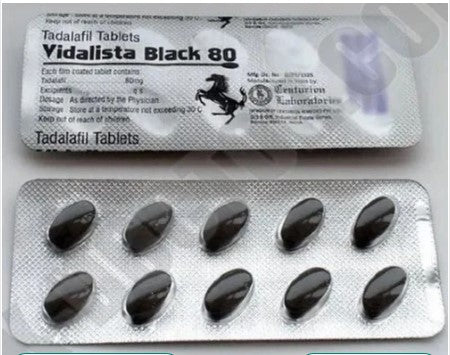 VIDALISTA BLACK 80 (80 mg TADALAFIL (CIALIS) 1 BLISTER 10 PILLOLE