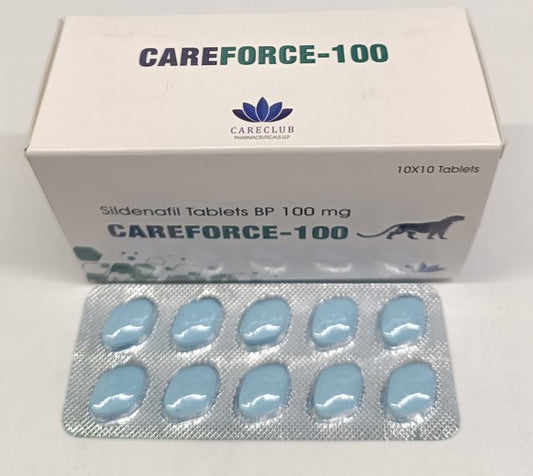 CAREFORCE 100mg (Sildenafil equivalente del Viagra) 1 Blister 10 pillole