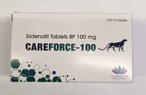 CAREFORCE 100mg (Sildenafil equivalente del Viagra) 1 Blister 10 pillole