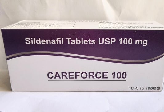 CAREFORCE USP 100 mg (sildenafil equivalente del viagra) 1 blister 10 compresse SCAD 01/2027