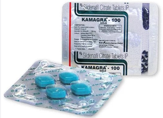 KAMAGRA 100mg Gold| 1 Blister 4 Pillole (Sildenafil equivalente del Viagra)