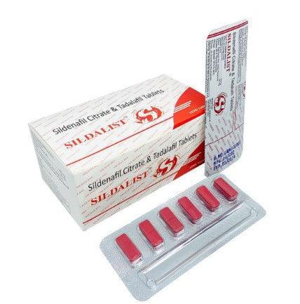 SILDALIST 120mg Mix di Sildenafil e Tadafil - 1 Blister 6 pillole