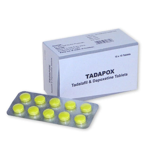 Tadapox 80 mg (Tadalafil 20 mg + Dapoxetine 60 mg) 1 blister 10 compresse