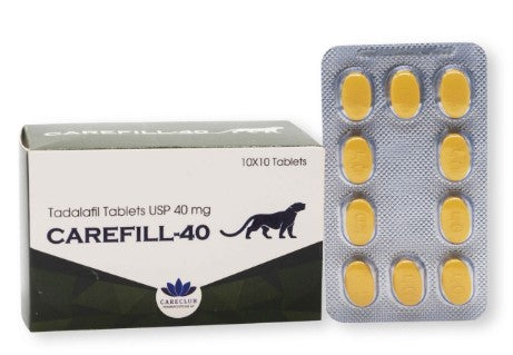 CAREFILL 40mg (Tadalafil equivalente del Cialis) 1 Blister 10 Pillole