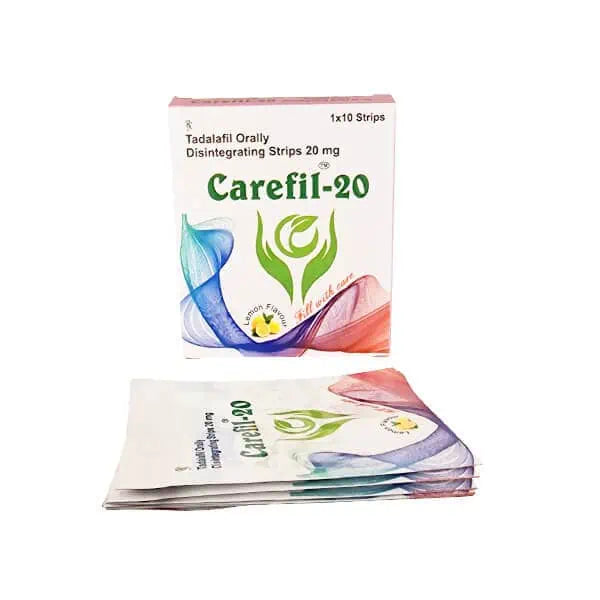 CAREFIL 20mg Orosolubile (Tadalafil equivalente del Cialis) 1 confezione 10 pellicole