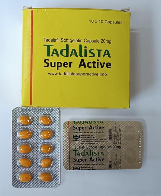 Tadalista 20mg (Tadalafil equivalente del Cialis) 1 Blister 10 capsule in gel